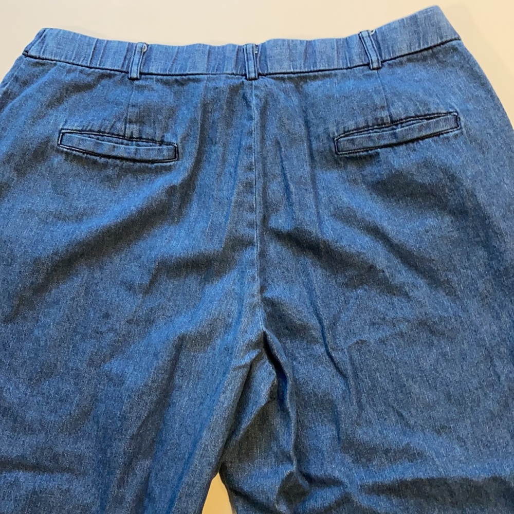 Kim Rogers SZ 10 Capri Denim Blue Jeans D20 - Picture 3 of 11